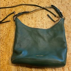 Michael Kors green hobo bag soft leather.